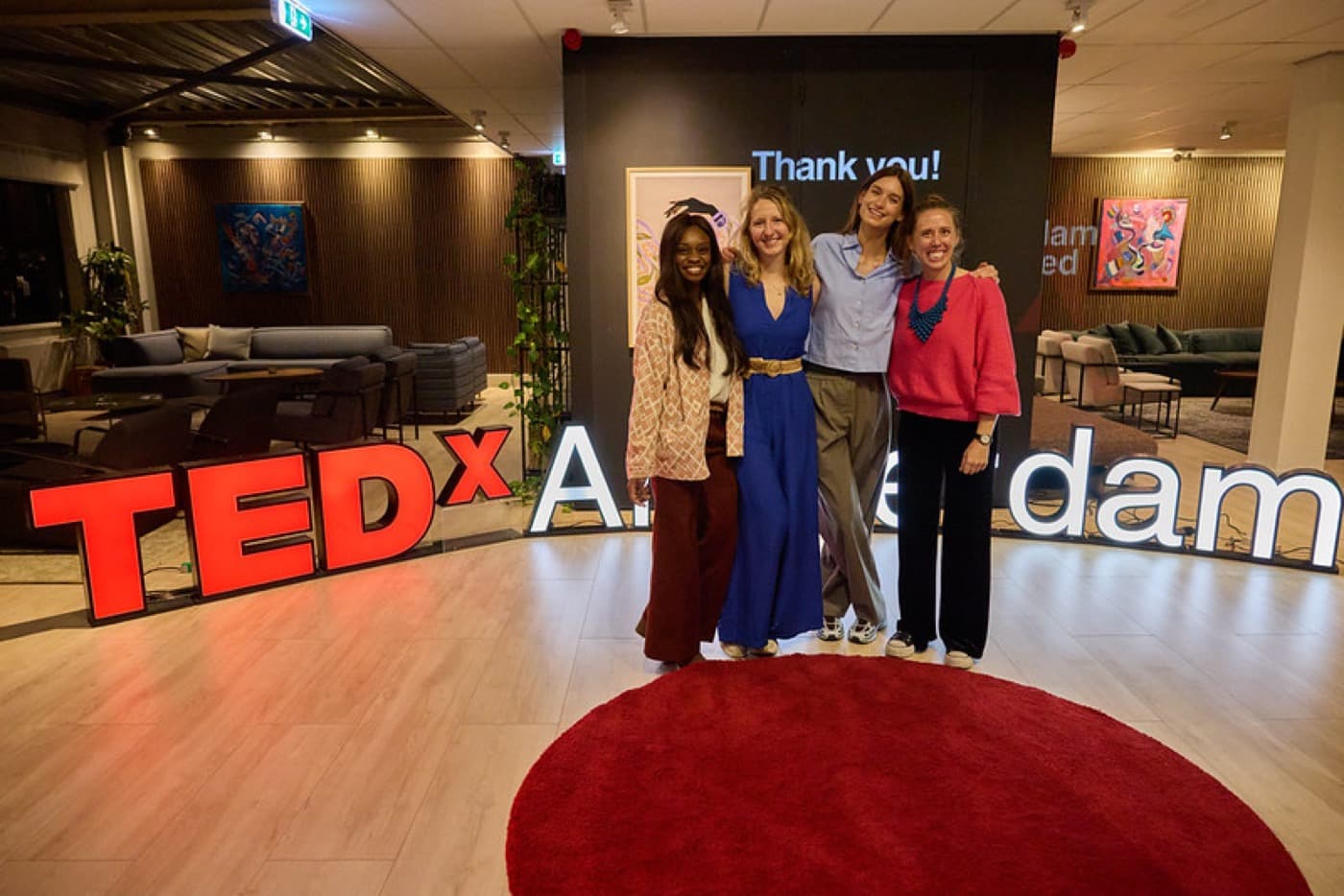 With the TEDxAmsterdam team